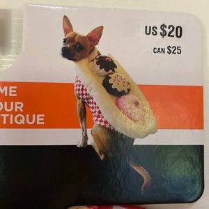 Ice Cream Sundae Dog Costume